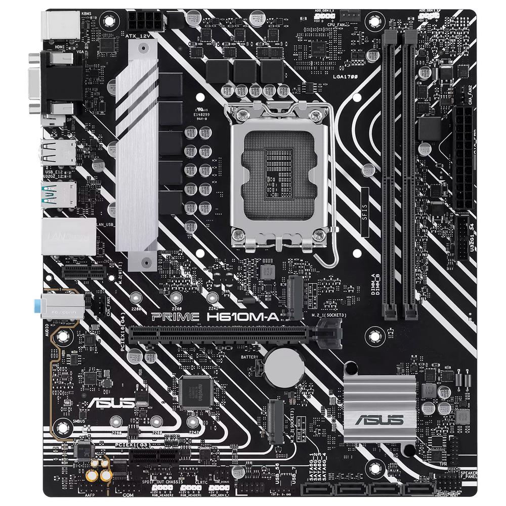 Foto 3 pulgar | Tarjeta Madre Asus Prime H610m-a Lga1700 Ddr5 M.2 Micro Atx