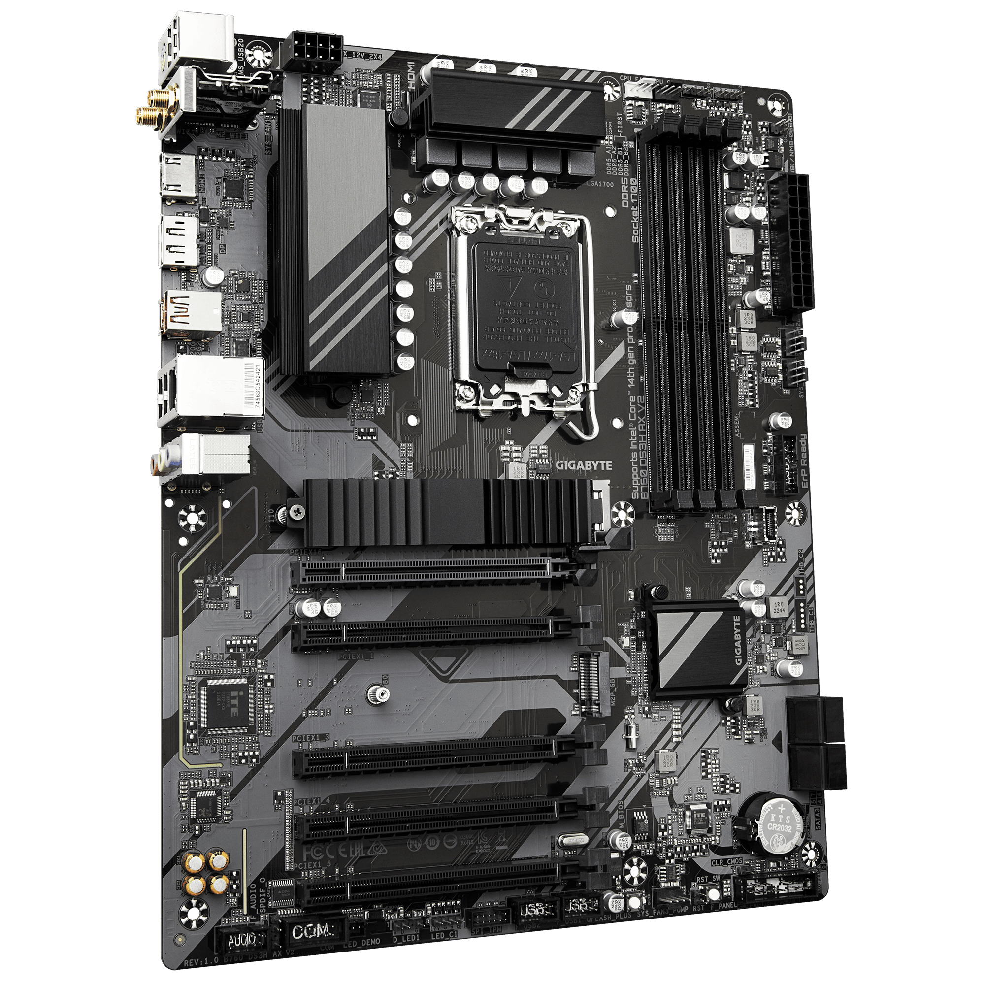 Foto 3 | Mother Intel B760 Ds3h Ax V2 Lga1700 Gigabyte 4xddr5 256gb Atx