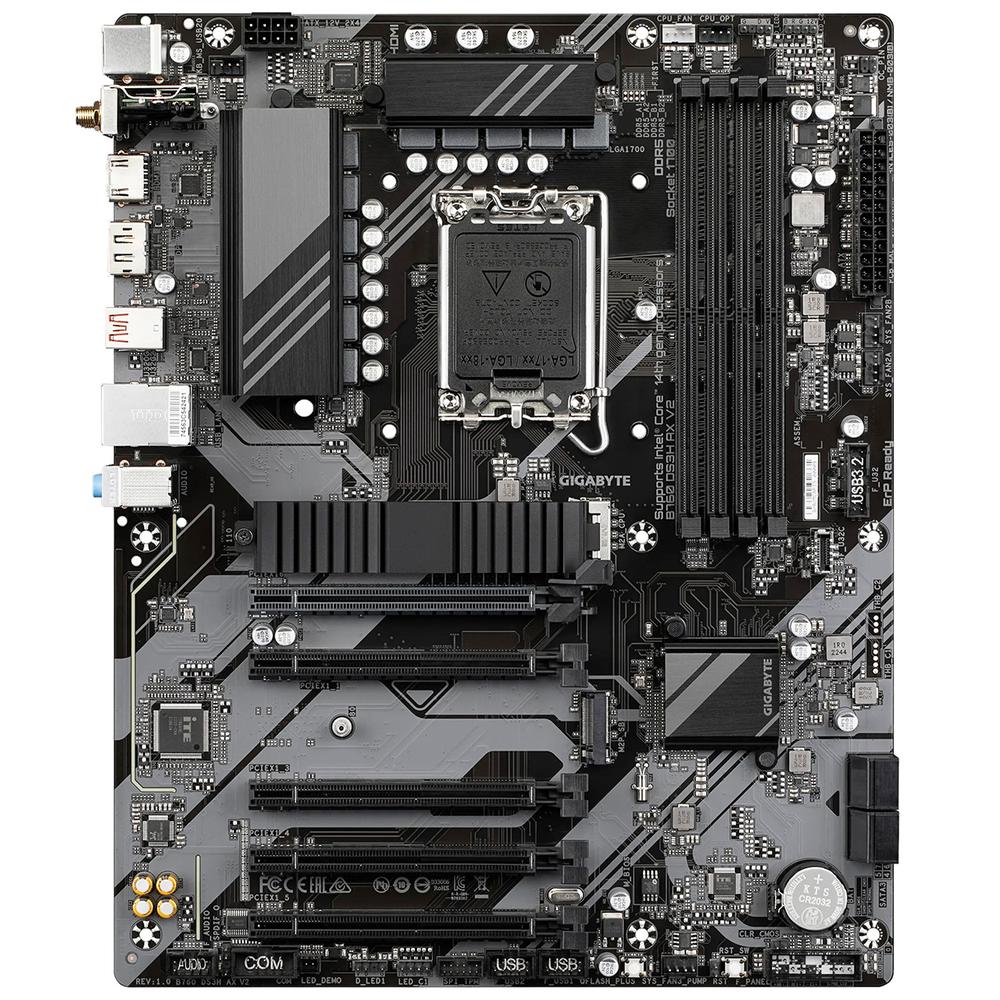 Foto 2 | Tarjeta Madre Gigabyte B760 Ds3h Ax V2 Lga1700 4x Ddr5 2x M.2 Pcie 4.0 Usb-c Wifi6 Bt 5.3 Atx