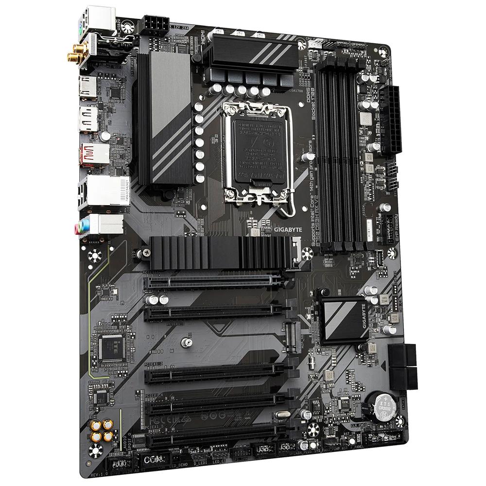 Foto 3 | Tarjeta Madre Gigabyte B760 Ds3h Ax V2 Lga1700 4x Ddr5 2x M.2 Pcie 4.0 Usb-c Wifi6 Bt 5.3 Atx