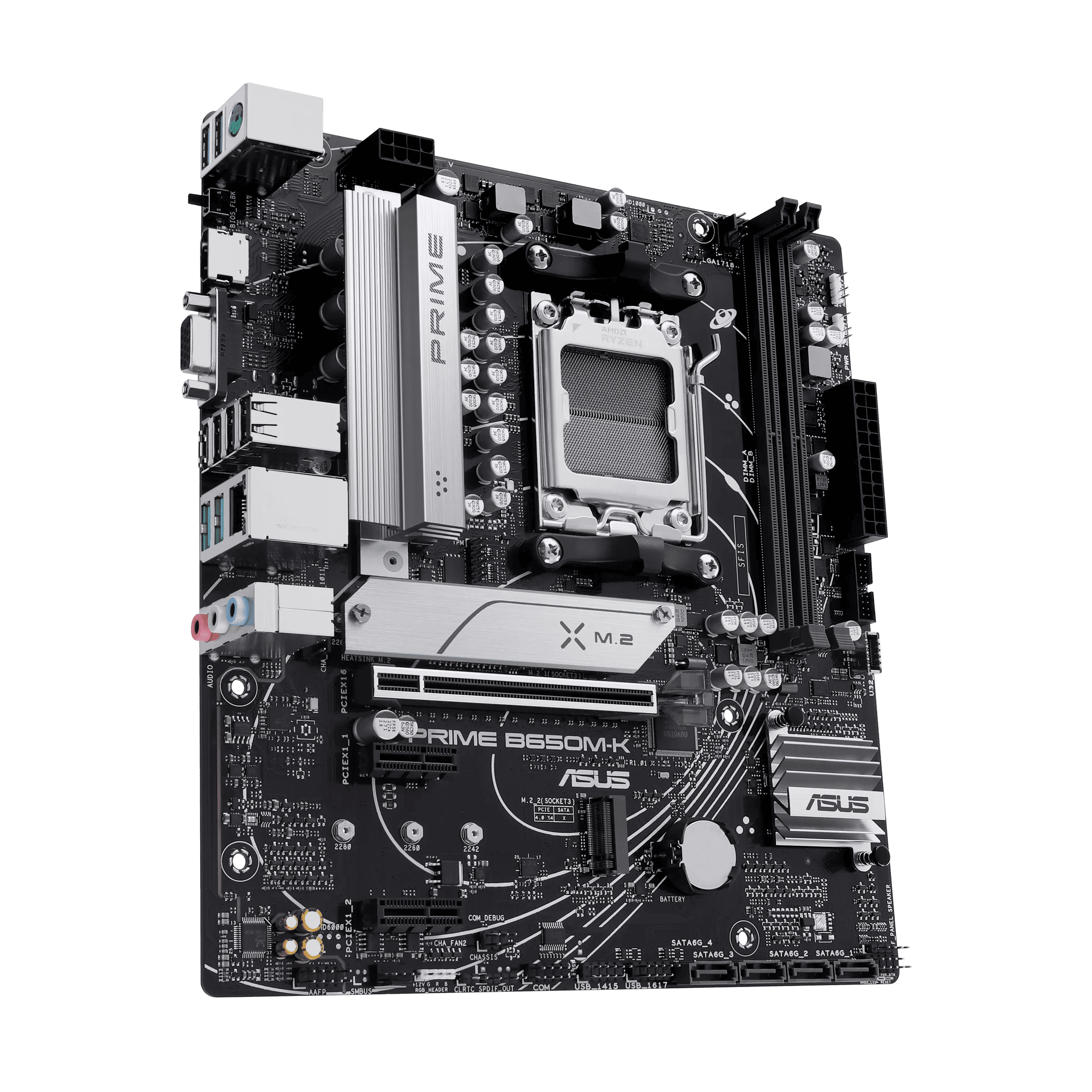 Foto 5 pulgar | Mother Amd B650m-k Am5 Asus Prime 2xddr5 96gb M-atx 90mb1f60-m0eay0
