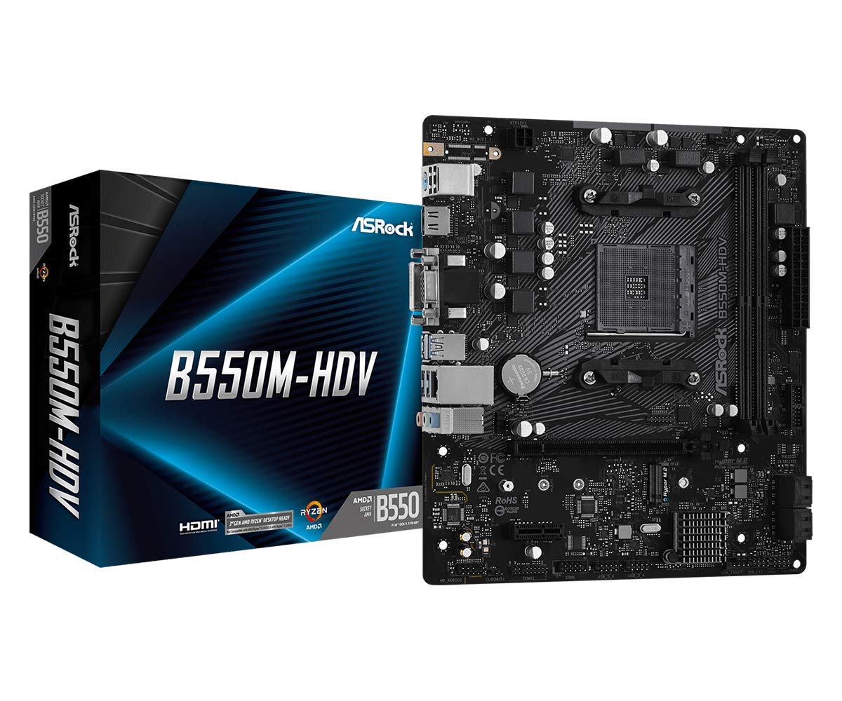 Placa Base Asrock B550m-hdv Para Amd Am4 Ryzen De Tercera Generación - Venta Internacional.