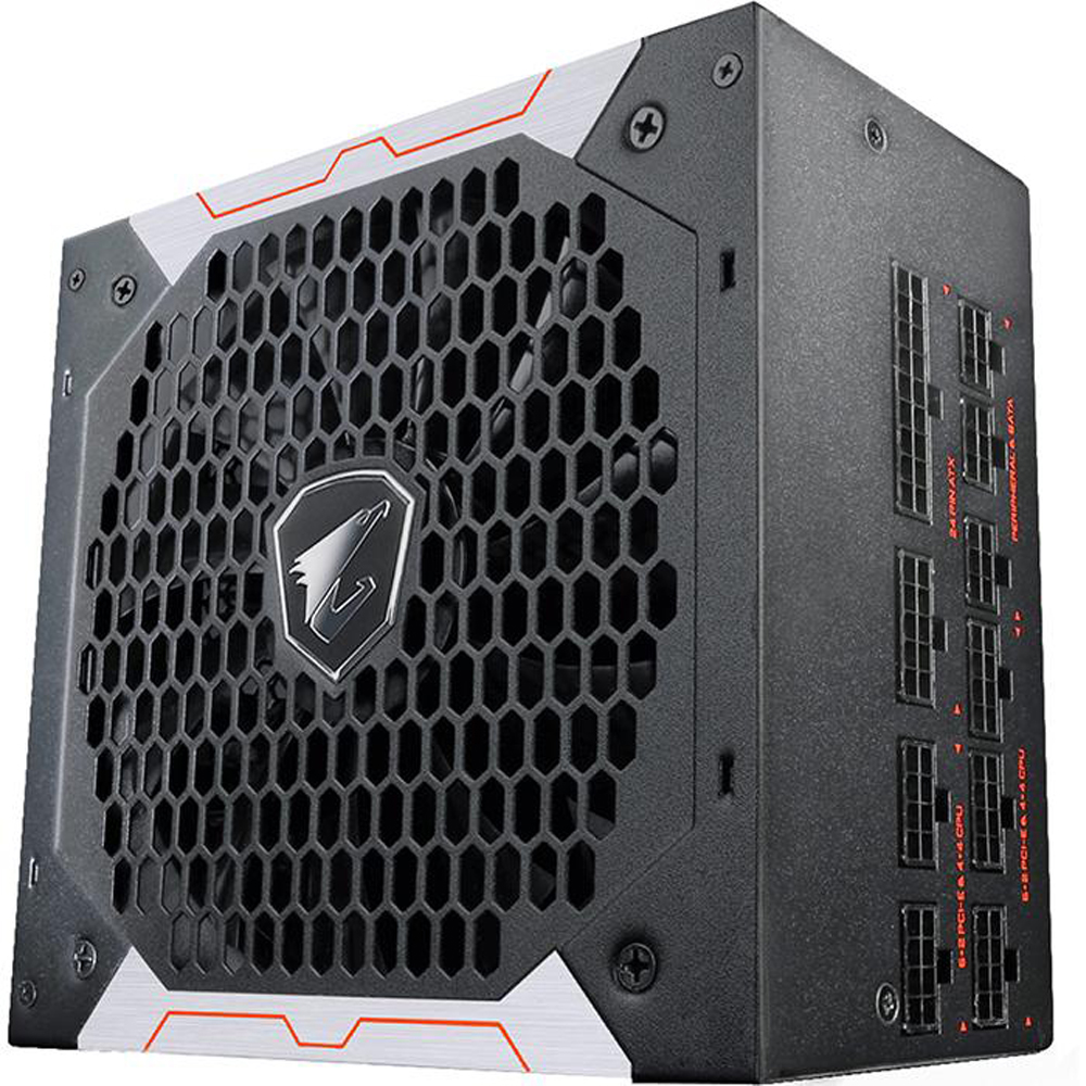 Foto 2 | Fuente de Poder PC Gamer 850w Aorus 80 Plus Gold Modular Gp-ap850gm color Negro
