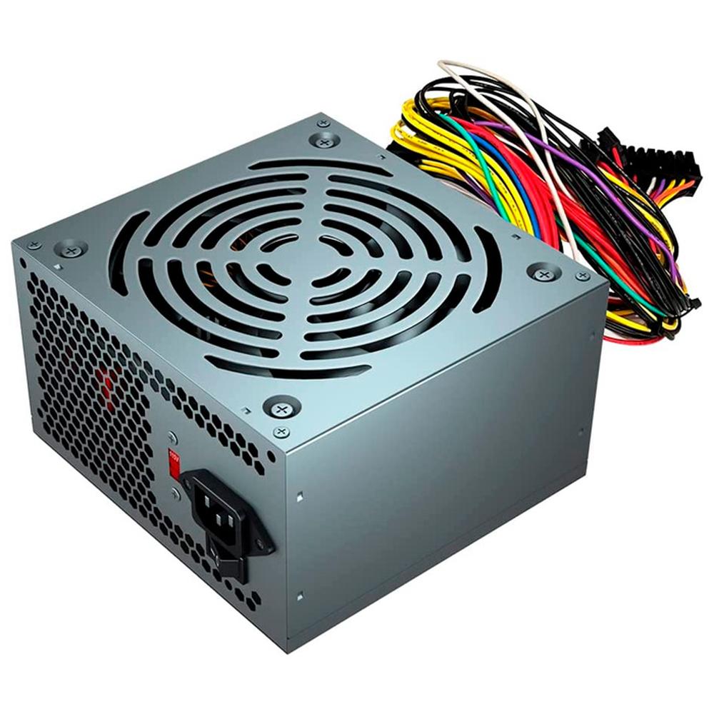 Foto 5 | Fuente De Poder PC 600w Quaroni Atx 24p Sata Qpsu-02 color Gris