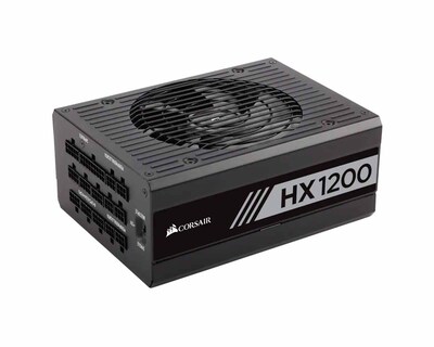 Foto 1 | Fuente Corsair HX1200 color Negro 1200 W Platinum 80 PLUS Modular CP-9020140-NA