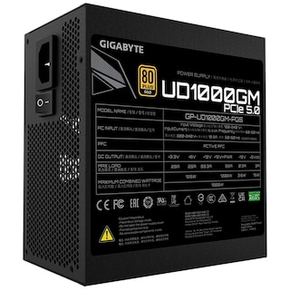 Foto 3 | Fuente de Poder Pc 1000w Gamer Gigabyte 80 Plus Gold Gp-ud1000gm Pg5 color Negro