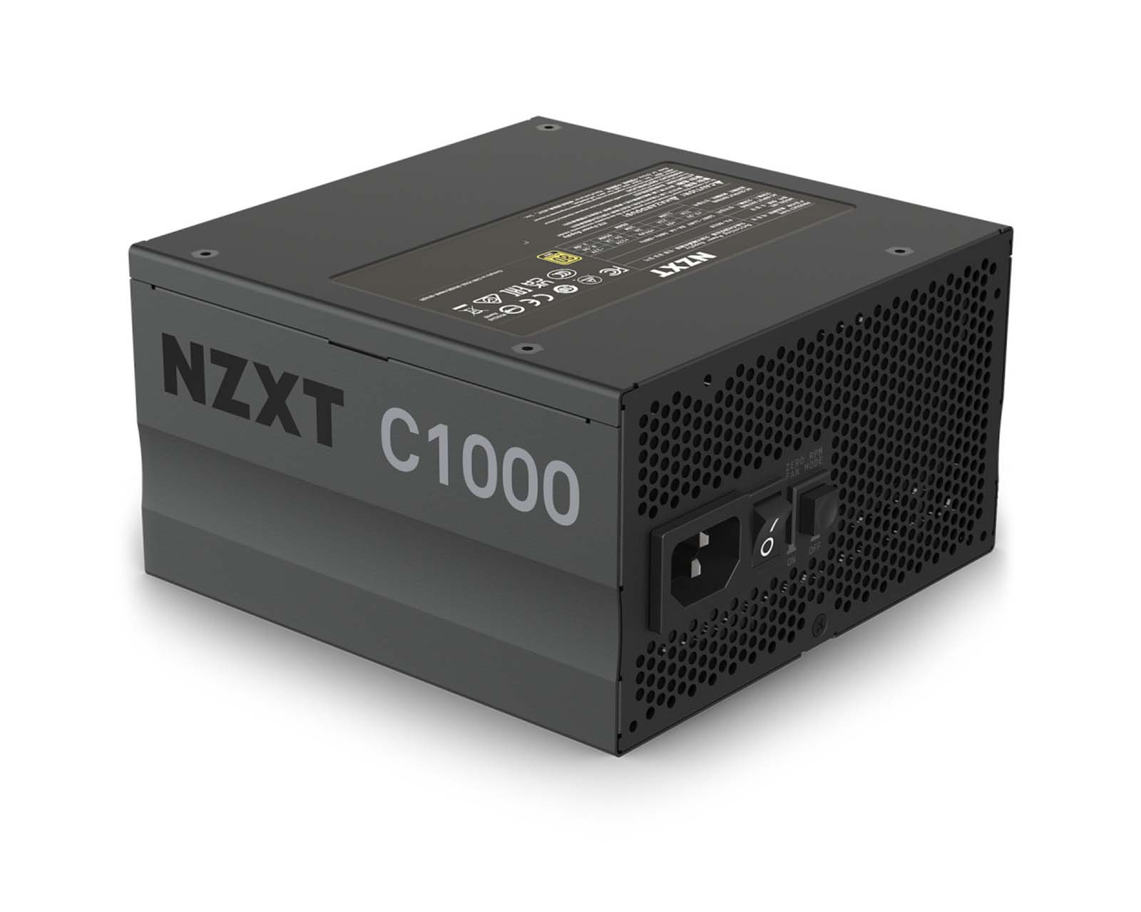 Foto 2 pulgar | Fuente de Poder Nzxt C1000 80 Plus Gold 1000w Modulada color Negro