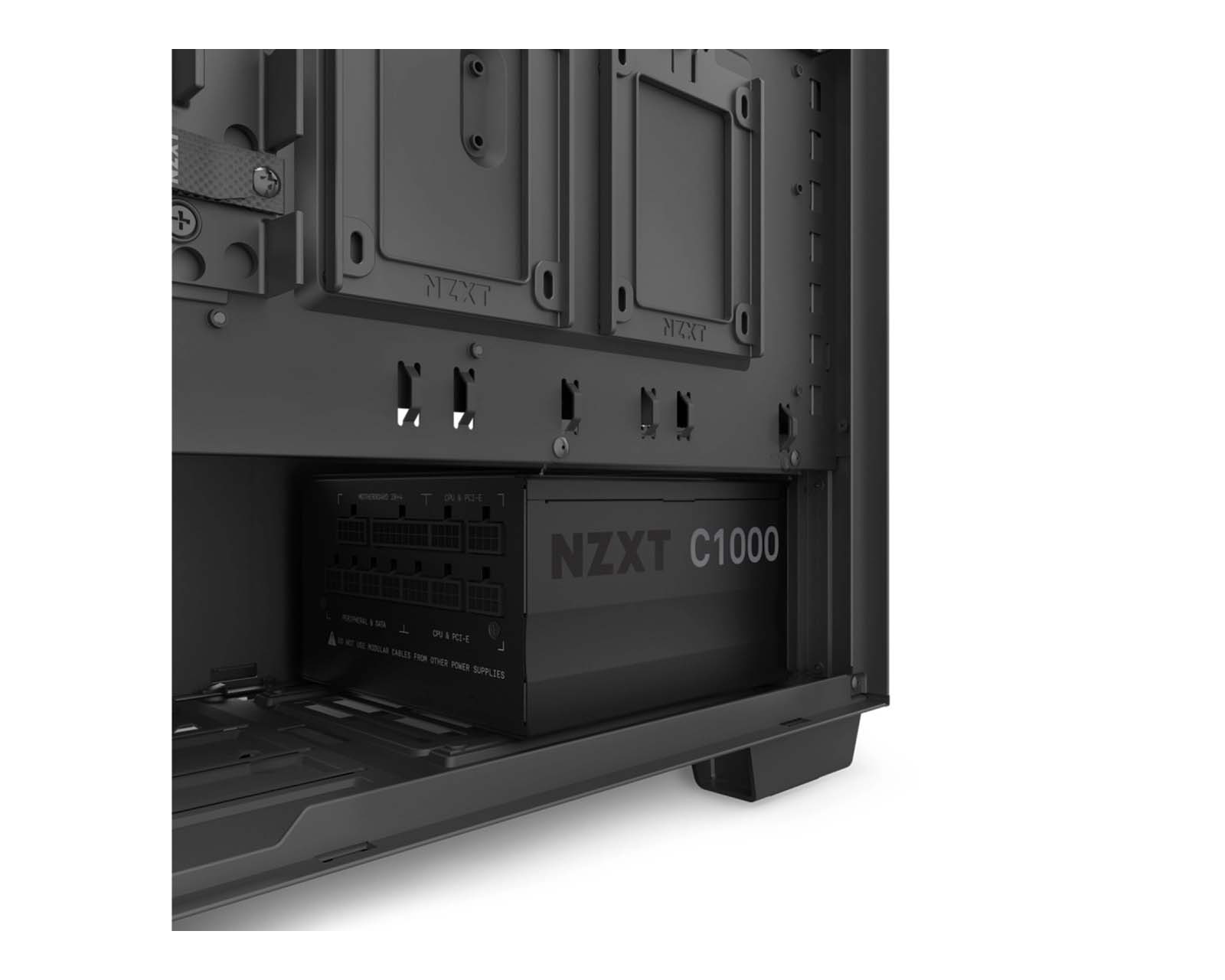 Foto 7 pulgar | Fuente de Poder Nzxt C1000 80 Plus Gold 1000w Modulada color Negro