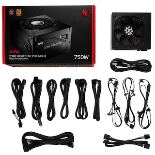 Foto 5 | Fuente De Poder Pc Gamer Xpg Core Reactor 750w Modular 80 Plus Gold Corereactor750g-bkcus