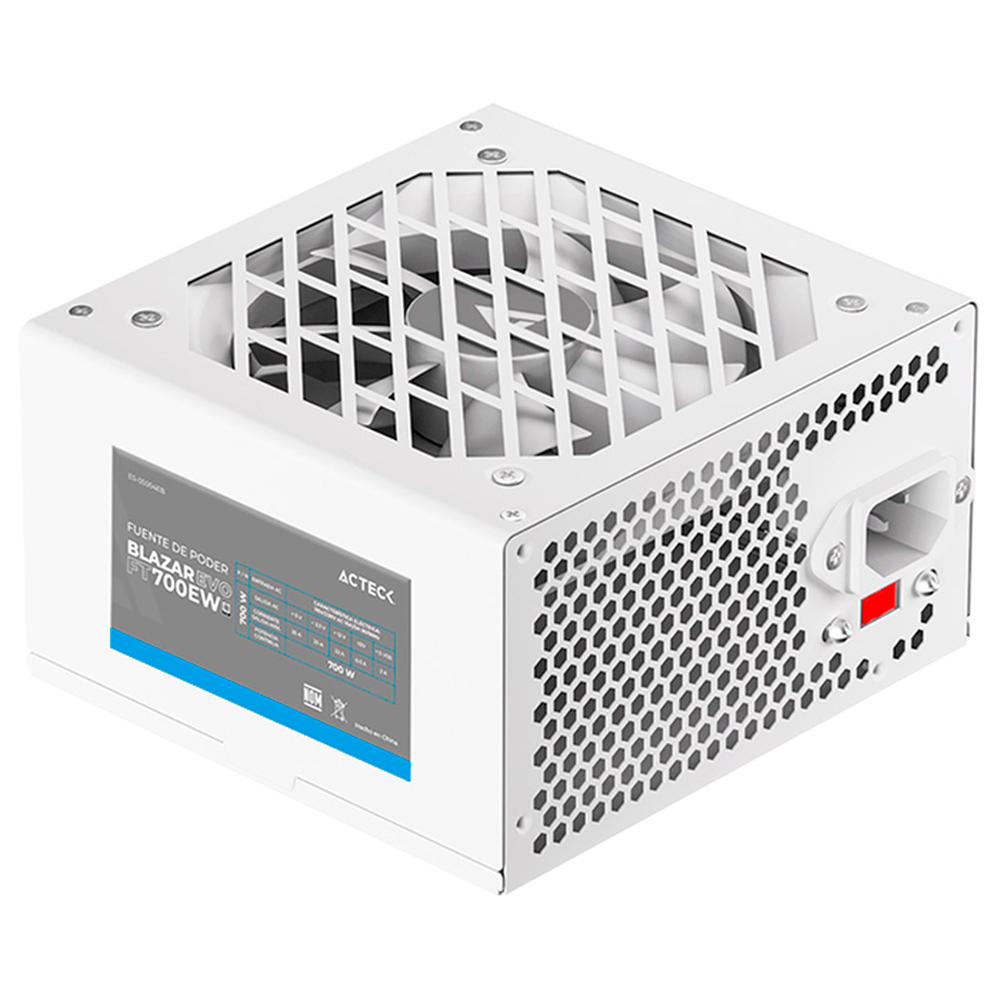 Foto 2 | Fuente De Poder Pc 700w Gamer Acteck Blazar Evo Ft700ew Es-05004eb Color Blanco