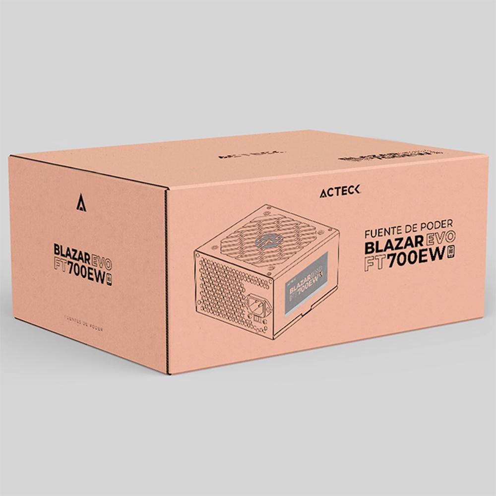 Foto 5 | Fuente De Poder Pc 700w Gamer Acteck Blazar Evo Ft700ew Es-05004eb Color Blanco
