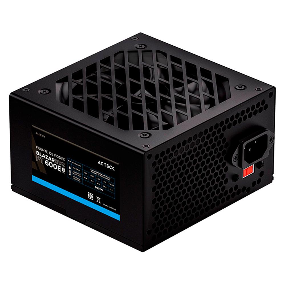 Foto 3 pulgar | Fuente De Poder Pc 600w Gamer Acteck Blazar Evo Ft600e Es-05003e Color Negro