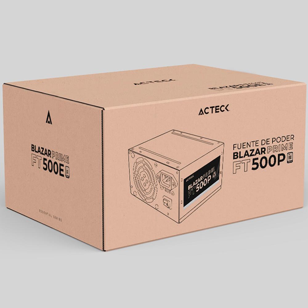 Foto 4 | Fuente de Poder Acteck Pc 500 W Negro