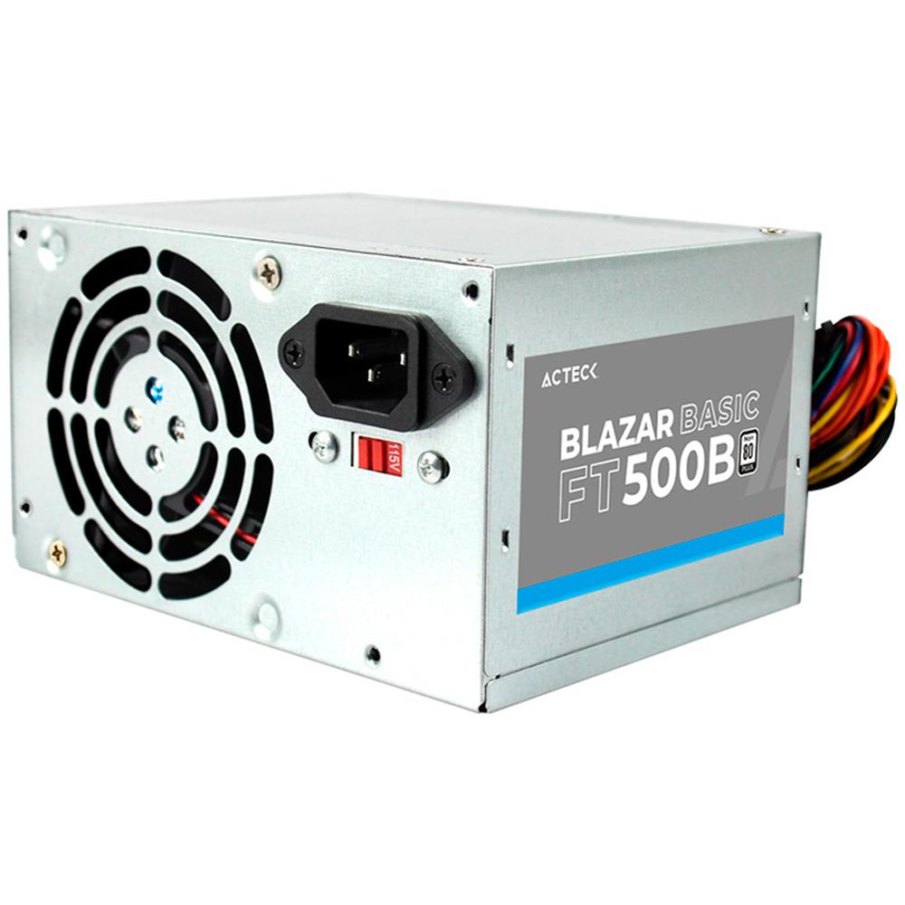 Foto 2 pulgar | Fuente de Poder Pc 500w Acteck Blazar Basic Ft500b Atx Plata