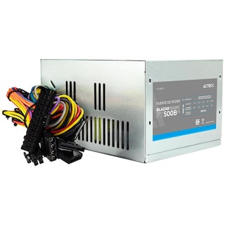 Foto 4 | Fuente de Poder Pc 500w Acteck Blazar Basic Ft500b Atx Plata