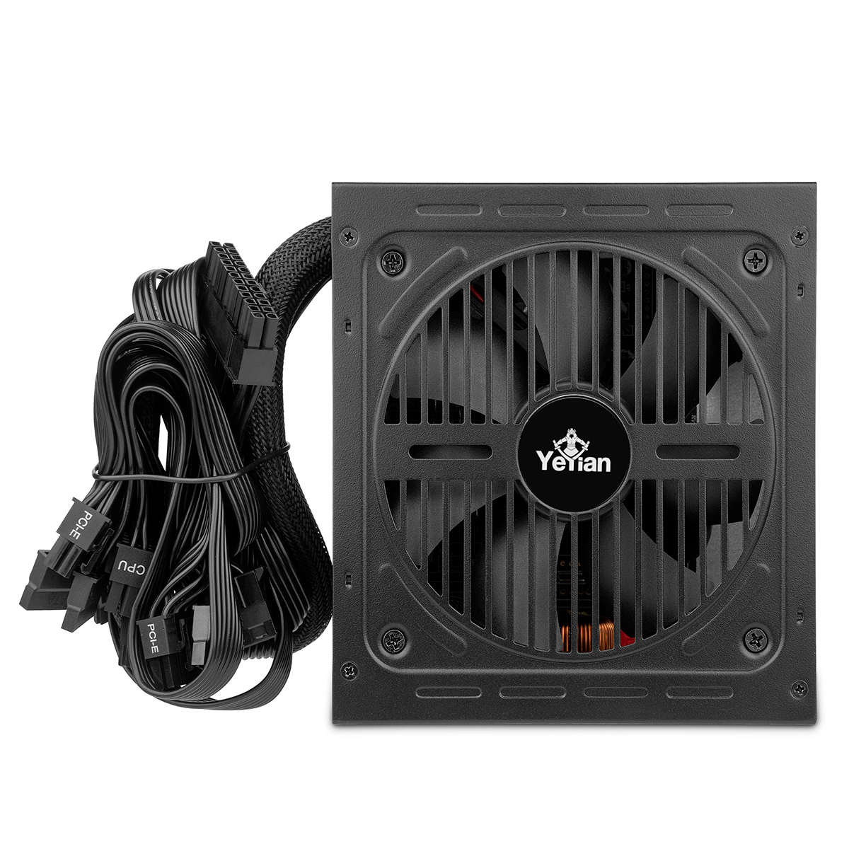 Foto 4 pulgar | Fuente De Poder Yeyian Raiden 650 Watts Cableada 80+ Bronce Non-modular Yfb-65000-01