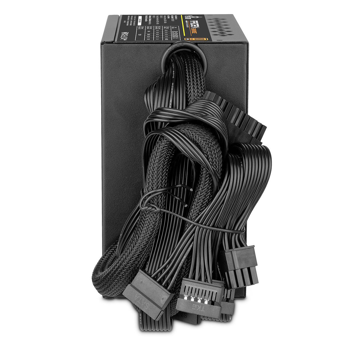 Foto 6 pulgar | Fuente De Poder Yeyian Raiden 650 Watts Cableada 80+ Bronce Non-modular Yfb-65000-01