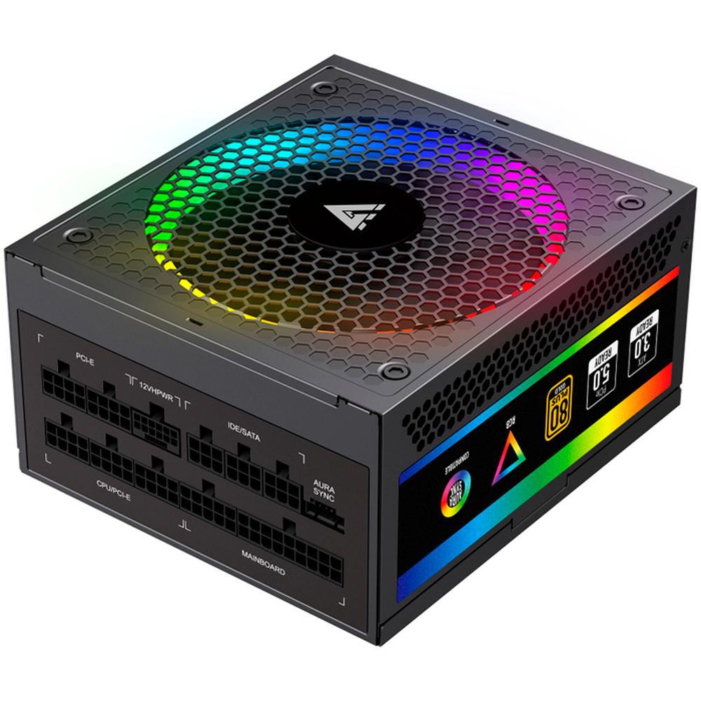 Fuente De Poder Pc 1050w Gamer Game Factor Psg1050 80 Plus Gold Modular Color Negro $2,199