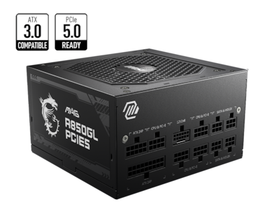 Foto 2 | Fuente de Poder Gigabyte Msi Mag A850gl Pcie5 80 Plus Gold Pcie Full Modular