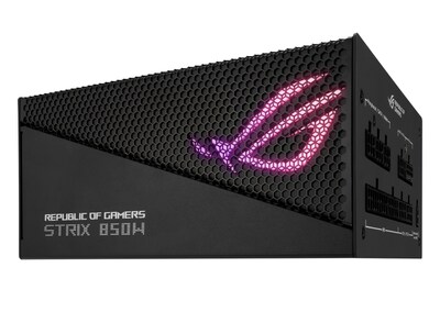 Foto 3 | Fuente De Poder Asus Rog Strix Gold Aura Edition 80 Plus Gold, 20+4 Pin Atx, 135mm, 850w