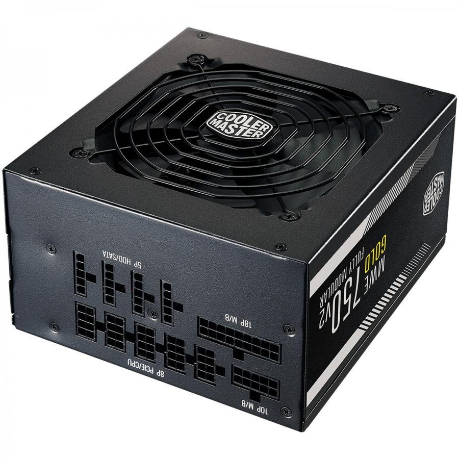 Fuente de Poder Cooler Master Mwe Gold 750 V2 Modular 750w 80 Plus