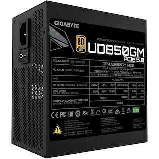 Foto 2 | Fuente De Poder Pc 850w Gamer Gigabyte 80 Plus Gold Modular Gp-ud850gm Pg5