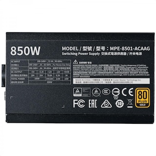 Foto 4 | Fuente de Poder Cooler Master Mwe Gold 850 V2 850w 80 Plus Mpe-8501-acaag-u2