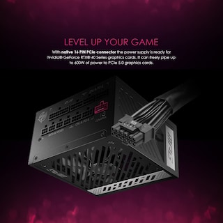 Foto 4 | Fuente de Alimentación MSI Mpg A1000g Pcie 5 y ATX 3.0 1000 w 80 Plus Gold - Venta Internacional