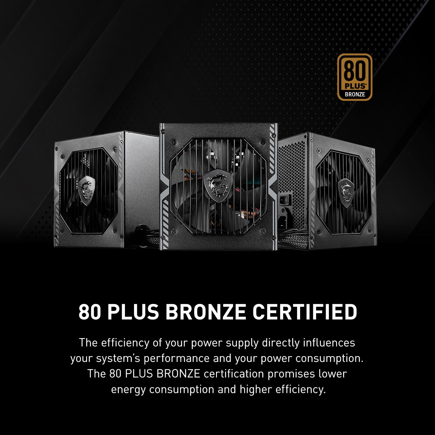 Foto 3 | Fuente de Alimentación para Juegos Msi Mag A650bn 650w 80 Plus Bronze - Venta Internacional