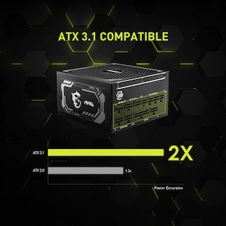 Foto 4 | Fuente de Alimentación Msi Mag 1250gl Pcie 5 Gaming 1250w 80 Plus Gold - Venta Internacional