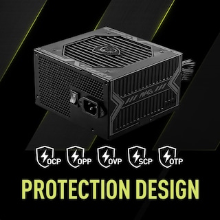 Foto 5 | Fuente De Alimentación Msi Mag A650be Gaming 650w 80 Plus Bronze - Venta Internacional.