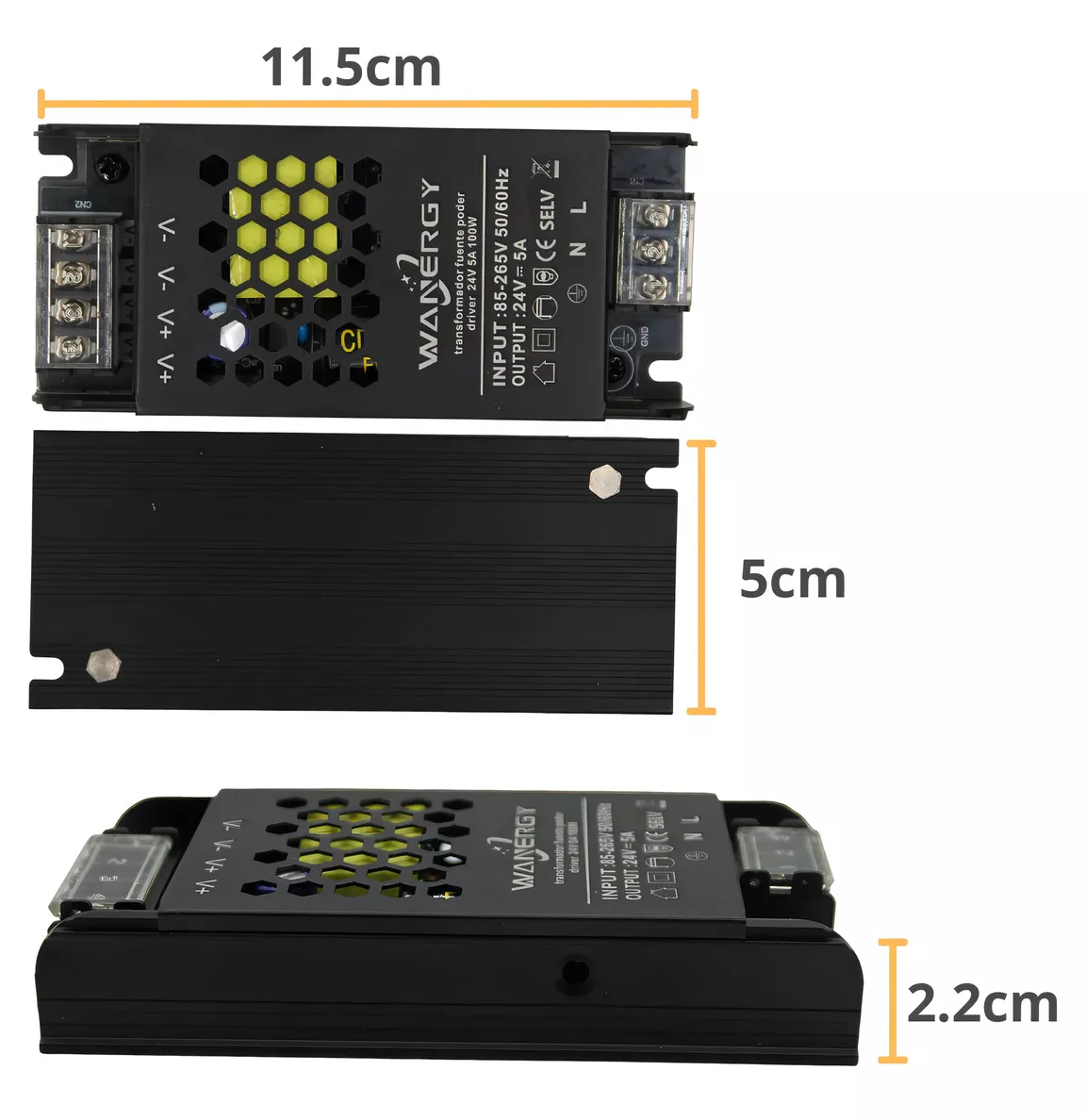 Foto 5 | Transformador Fuente De Poder Driver 24v 5a 100w