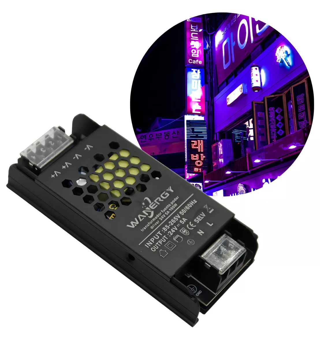 Foto 4 | Transformador Fuente De Poder Driver 24v 5a 100w