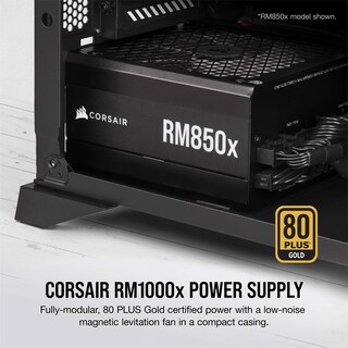 Foto 2 | Fuente De Alimentación Corsair Rm1000x 80 Plus Gold 1000w Atx Black - Venta Internacional.
