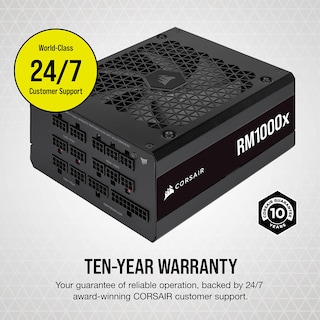 Foto 6 | Fuente De Alimentación Corsair Rm1000x 80 Plus Gold 1000w Atx Black - Venta Internacional.