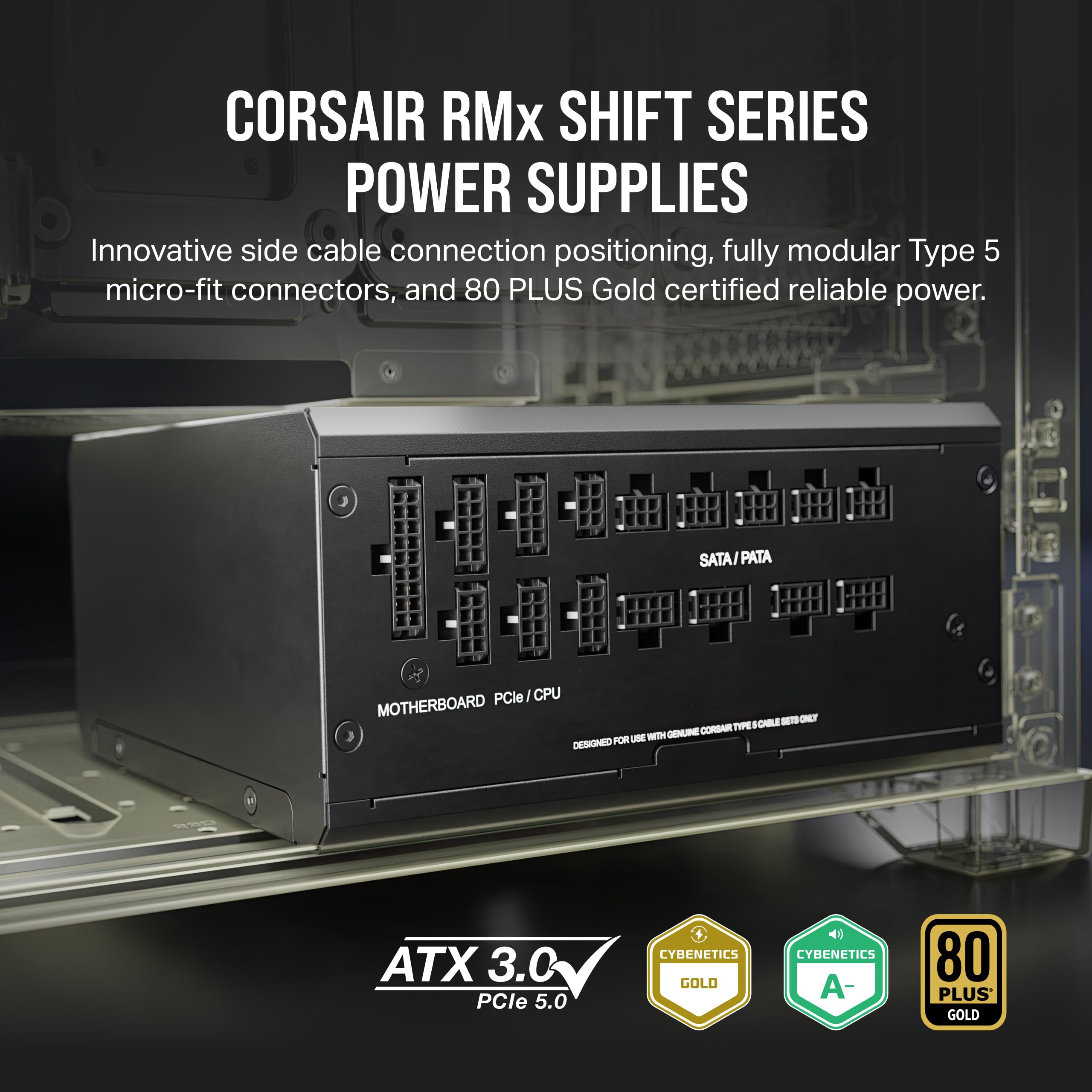Foto 2 | Fuente De Alimentación Corsair Rm1200x Shift Atx Totalmente Modular - Venta Internacional.