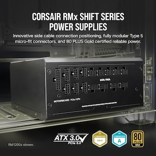 Foto 2 | Fuente De Alimentación Corsair Rm850x Shift Totalmente Modular Atx 850w - Venta Internacional.