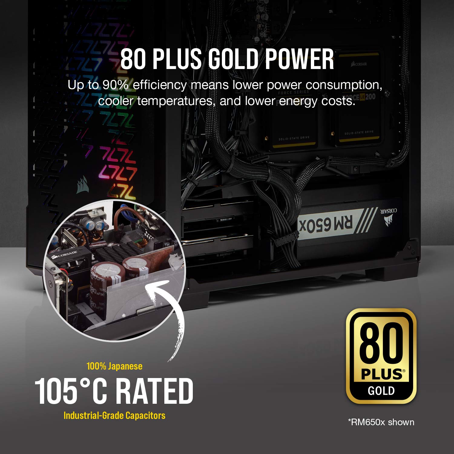 Foto 4 pulgar | Fuente De Alimentación Corsair Rmx Series Rm850x 850w 80+ Gold - Venta Internacional.