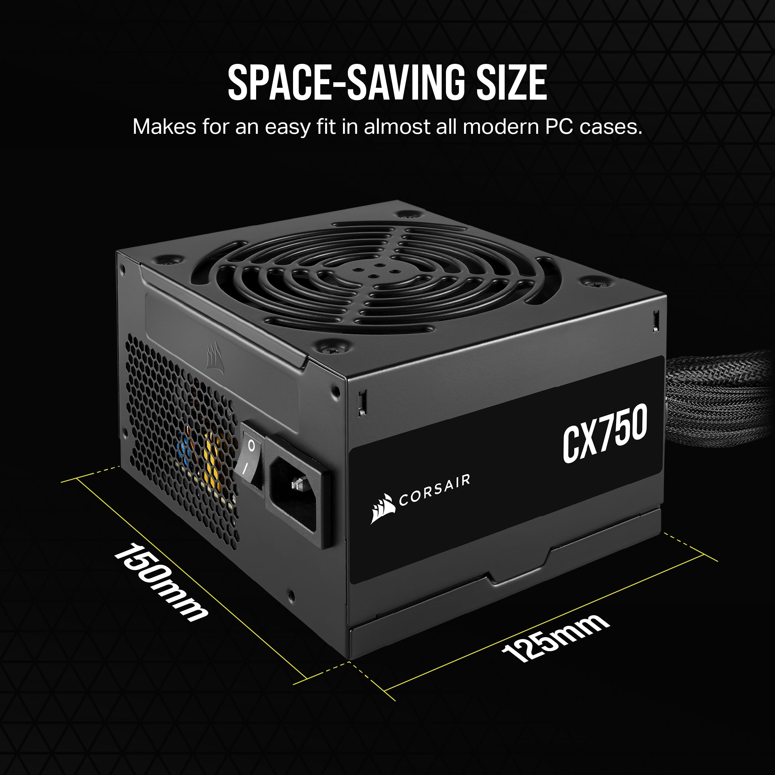 Foto 6 pulgar | Fuente de Alimentación Corsair CX750 80 Plus Bronze 750w - Venta Internacional