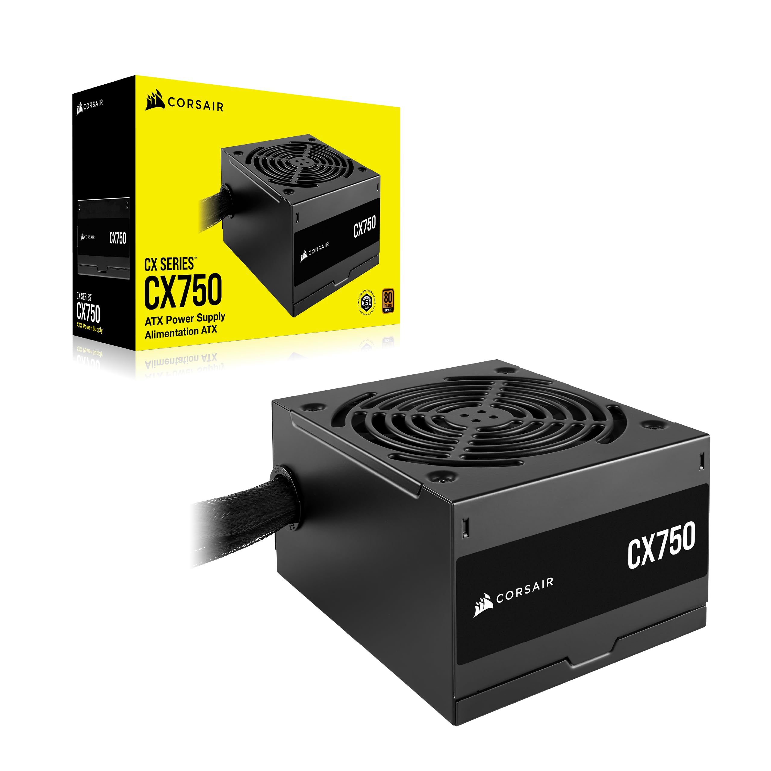 Foto 8 pulgar | Fuente de Alimentación Corsair CX750 80 Plus Bronze 750w - Venta Internacional