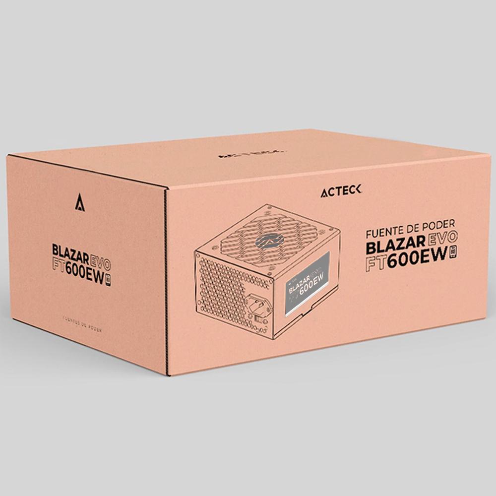 Foto 5 | Fuente De Poder Pc 600w Acteck Blazar Evo Ft600e Blanco Es-05003ew