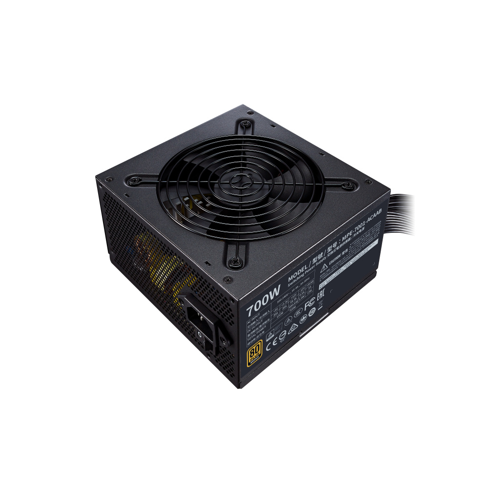 Foto 3 pulgar | Fuente De Poder Cooler Master Mwe 700 Bronze V2 80 Plus Bronze, 24-pin Atx, 120mm, 700w