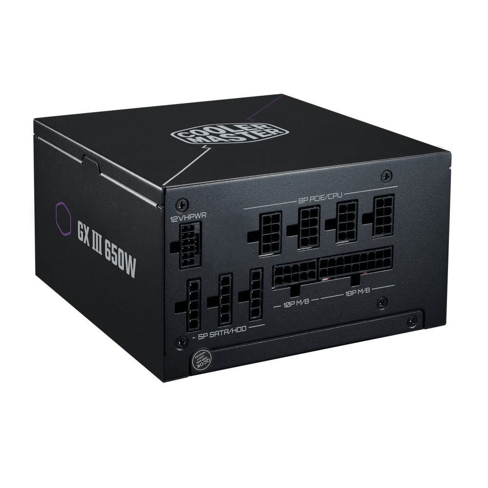 Foto 3 pulgar | Fuente De Poder Cooler Master Gx Iii Gold 650 80 Plus Gold, 24-pin Atx, 120mm, 650w