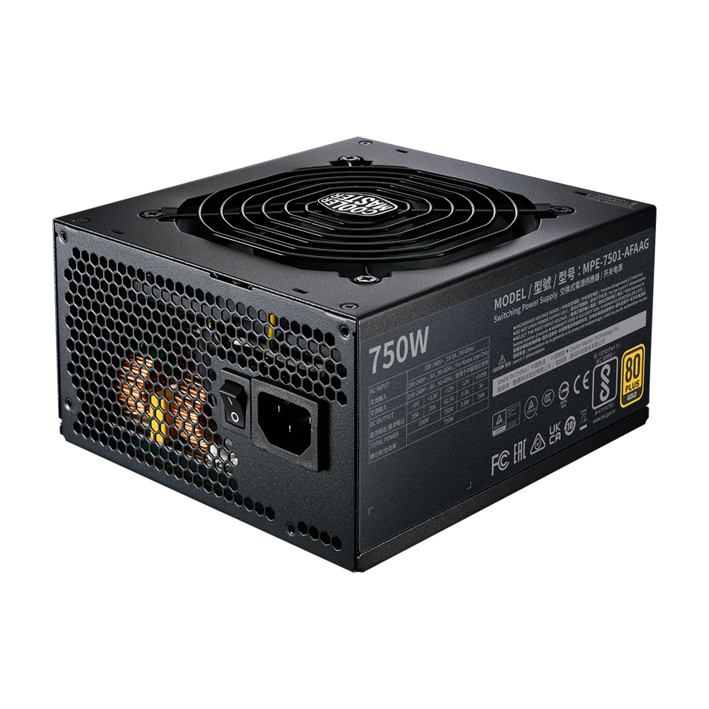Foto 3 | Fuente De Poder Cooler Master Mwe Gold 750 - V2 80 Plus Gold, 24-pin Atx, 120mm, 750w