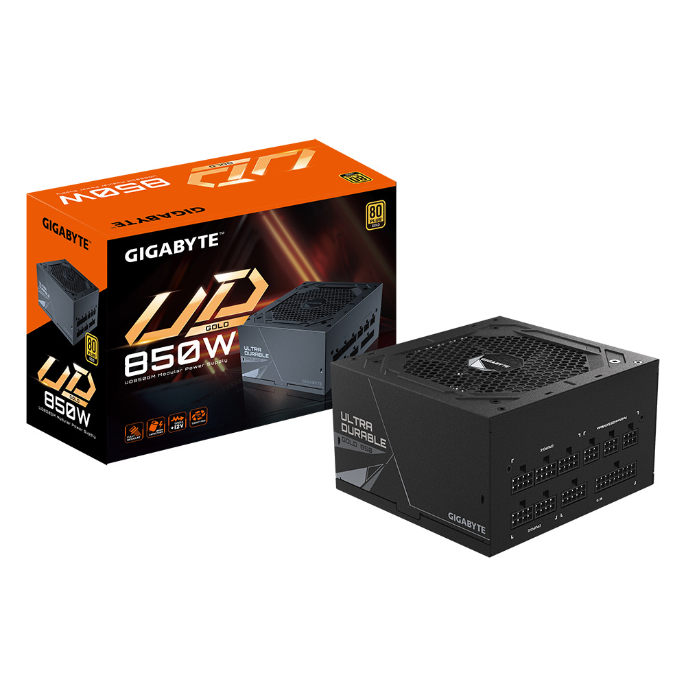 Foto 1 | Fuente De Poder Gigabyte Ud850gm 80 Plus Gold, Modular, 20+4 Pin Atx, 120mm, 850w