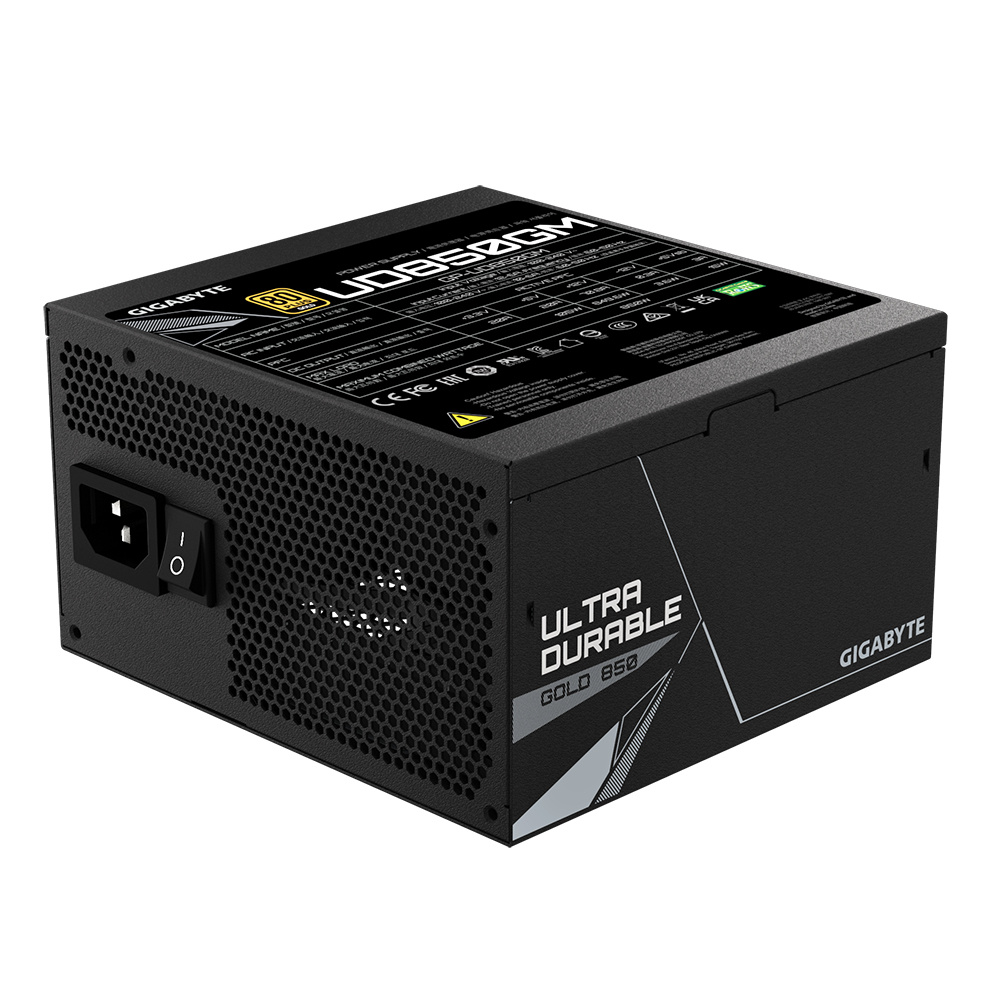 Foto 3 | Fuente De Poder Gigabyte Ud850gm 80 Plus Gold, Modular, 20+4 Pin Atx, 120mm, 850w