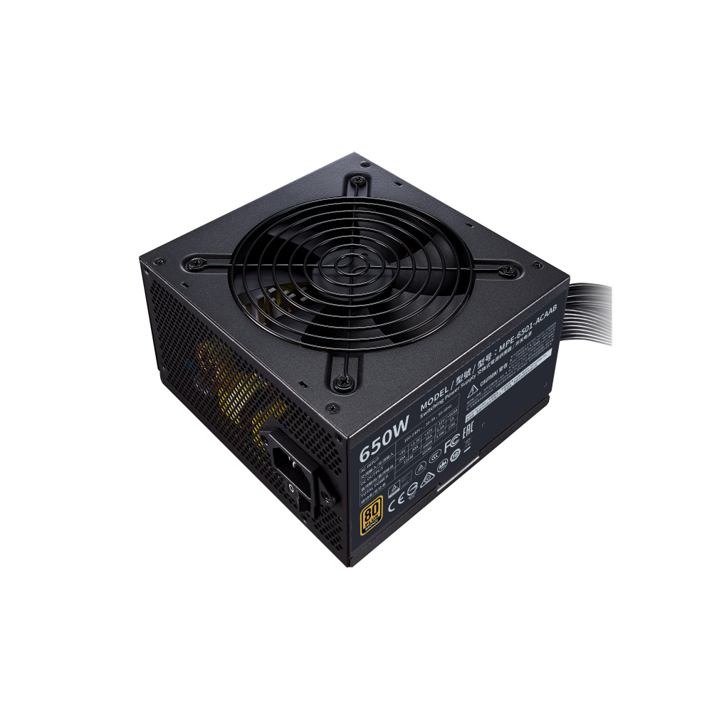 Foto 1 | Fuente De Poder Cooler Master Mwe 650 Bronze V2 80 Plus Bronze, 20+4 Pin Atx, 120mm, 650w