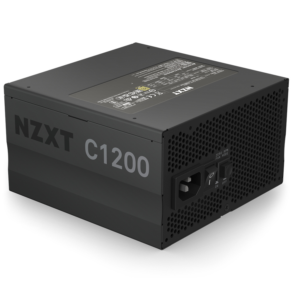 Foto 2 pulgar | Fuente De Poder Nzxt C1200 Gold 80 Plus Gold, 24-pin Atx, 135mm, 1200w