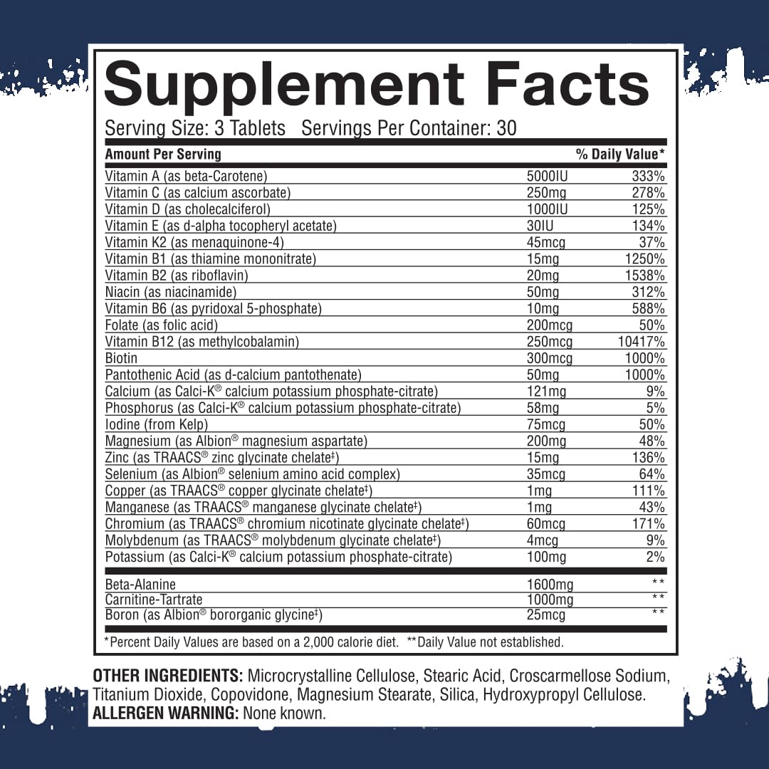 Foto 3 pulgar | Suplemento Multivitamínico Anavite Sports De Gaspari Nutrition - Venta Internacional.