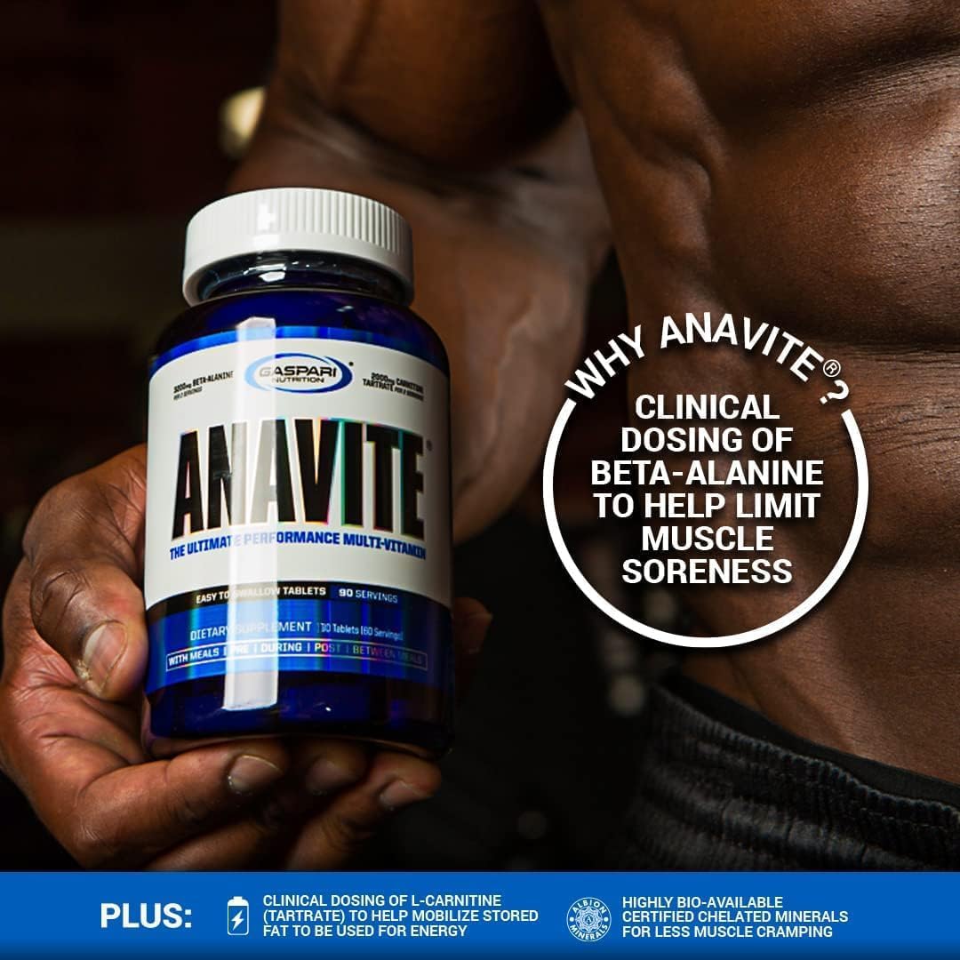Foto 4 pulgar | Suplemento Multivitamínico Anavite Sports De Gaspari Nutrition - Venta Internacional.
